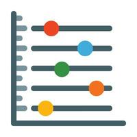 Scatter Graph Vector Flat Icon For Personal And Commercial Use.