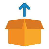 Package Box Vector Flat Icon For Personal And Commercial Use.