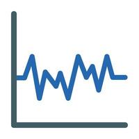 Wave Chart Vector Flat Icon For Personal And Commercial Use.