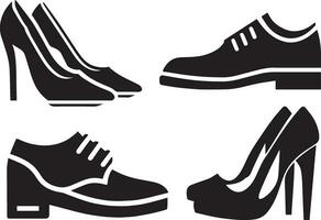 Shoes Icon vector pack 4