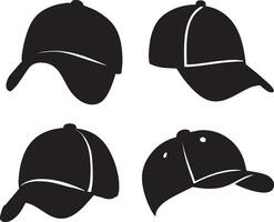 Hat vector silhouette illustration 3