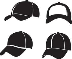 Hat vector silhouette illustration 1