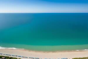 ai generado Copiar espacio tropical playa paisaje ai generativo foto