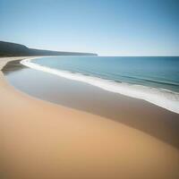 ai generado Copiar espacio tropical playa paisaje ai generativo foto