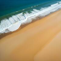 ai generado Copiar espacio tropical playa paisaje ai generativo foto