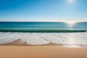 ai generado Copiar espacio tropical playa paisaje ai generativo foto