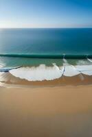 AI generated Copy Space Tropical Beach Landscape Ai Generative photo