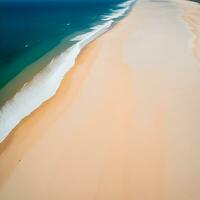 AI generated Copy Space Tropical Beach Landscape Ai Generative photo