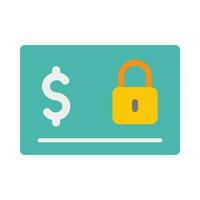 Secure Payment Vector Flat Icon For Personal And Commercial Use.
