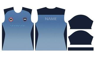 fútbol jersey diseño para sublimación o fútbol americano Grillo jersey diseño vector