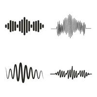 sound wave icon vector