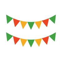 Bunting Vector Flat Icon For Personal And Commercial Use.