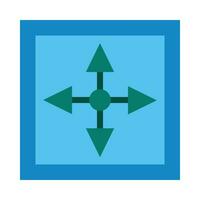 Offset Vector Flat Icon For Personal And Commercial Use.