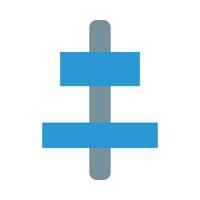 Horizontal Align Vector Flat Icon For Personal And Commercial Use.