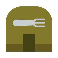 Canteen Vector Flat Icon For Personal And Commercial Use.