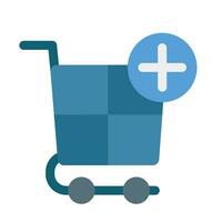 Add To Cart Vector Flat Icon For Personal And Commercial Use.