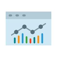 Data Visualization Vector Flat Icon For Personal And Commercial Use.