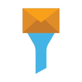 Message Filtering Vector Flat Icon For Personal And Commercial Use.