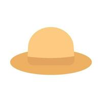 White Hat Vector Flat Icon For Personal And Commercial Use.