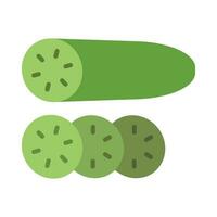 Cucumber Vector Flat Icon For Personal And Commercial Use.