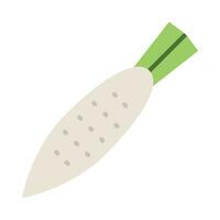 Radish Vector Flat Icon For Personal And Commercial Use.