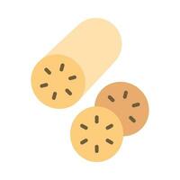 Lotus Root Vector Flat Icon For Personal And Commercial Use.