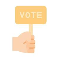 votar vector plano icono para personal y comercial usar.