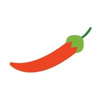 Chili Pepper Vector Flat Icon For Personal And Commercial Use.