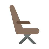 silla vector plano icono para personal y comercial usar.