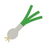 Spring Onion Vector Flat Icon For Personal And Commercial Use.