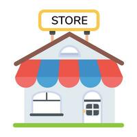 Trendy Store Concepts vector