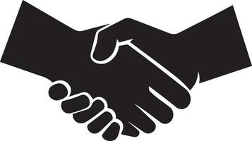 hand shake vector silhouette 5