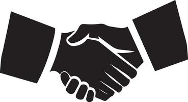 hand shake vector silhouette 4