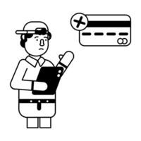 Trendy Payment Error vector