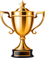 AI generated a trophy cup ai generative png