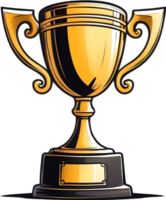 AI generated a trophy cup ai generative png