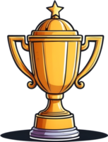 AI generated a trophy cup ai generative png