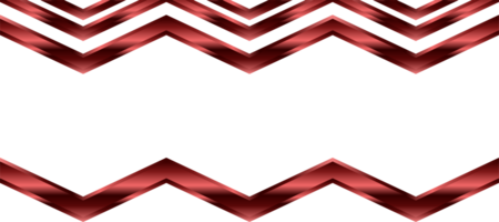 abstrait brillant rouge cuivre zigzag frontière transparent Contexte fond d'écran png