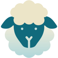 illustration de mouton mignon png