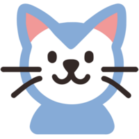 Illustration of a cute cat png