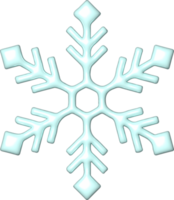 snöflinga illustration. hand dragen bild png