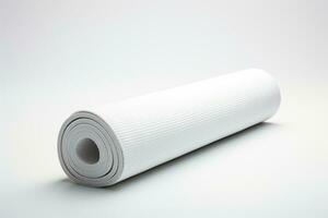 AI Generated Sheet protect textured grid insulation fabric clean green mesh background white photo
