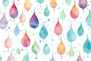AI Generated Pattern art water decorative design abstract drop background wrapping wallpaper photo