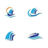 Cruise ship vector icon illustration design