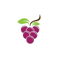 Grapes vector icon illustration design