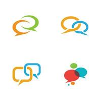 Speech bubble icon vector illustration