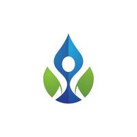 water drop Logo Template vector