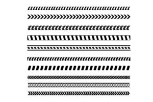 Set abstract line template design vector