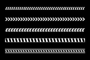 Set abstract line template design vector