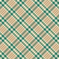 Tartan plaid pattern with texture and retro color. vector